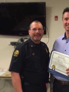 Greenwich Deputy Police Chief Honors Detective As Officer Of The Month