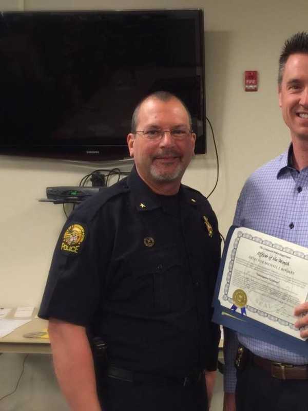 Greenwich Deputy Police Chief Honors Detective As Officer Of The Month