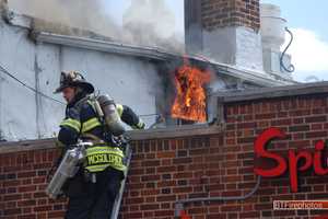 Firefighters Douse Downtown Bergenfield Blaze