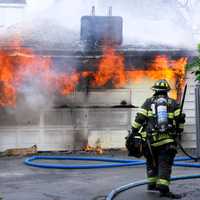 <p>Firefighters doused the blaze at 155 Market Street, Garfield on Sunday, March 10.</p>