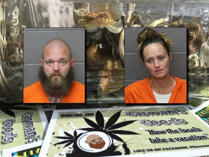 A Somers Point, NJ, couple, 40-year-old Donna Shiffler and 39-year-old John Garman, admitted to using their teen son to sell marijuana and mushrooms through an unlicensed business promoted on Facebook called "Garmans Goods".