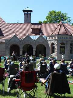 Greater Bridgeport Youth Orchestra Performing On Pequot Lawn In Southport