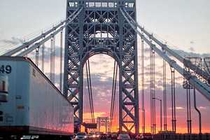 Typical Friday: Evening Rush Backs GWB-Bound Traffic Past Fort Lee