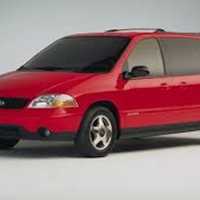 <p>He was driving a 2003 red Ford Windstar with New York registration, similar to the one shown here.</p>