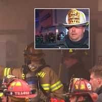 <p>Rockland Indoor Shooting Education Center, Pearl River / INSET: Pearl River Fire Chief Jim Morrison</p>