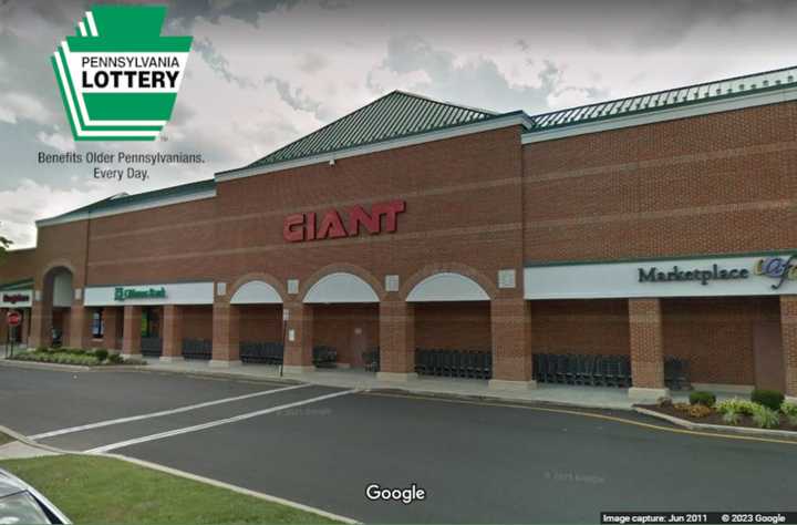 One lucky Montgomery County lottery player became a millionaire at the Giant in North Wales Borough.