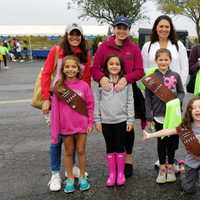 <p>Some Connecticut Girl Scouts participated in the CancerCare 5K at Jennings Beach in Fairfield on Oct. 15.</p>