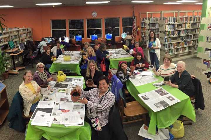 PHOTOS: Bogota Library Turned Green and Brown