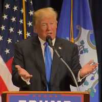 Trump Is In The House At The Klein In Bridgeport; Protesters Tossed Out