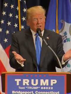 Trump Is In The House At The Klein In Bridgeport; Protesters Tossed Out