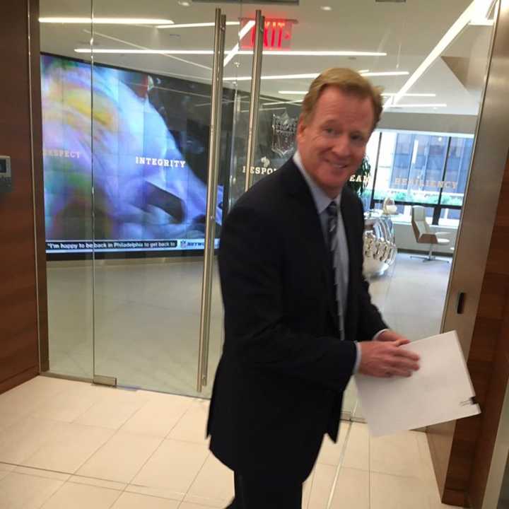 NFL commissioner Roger Goodell, a Bronxville resident.