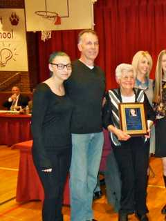 Grace McGee Honored At East Rutherford BOE Meeting