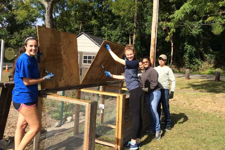 Hen Hud Students Go Green At Community Garden 