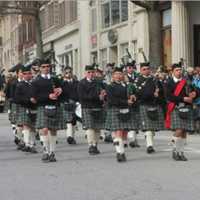 <p>The annual St. Patrick&#x27;s Day parade in Greenwich is always widely attended.</p>