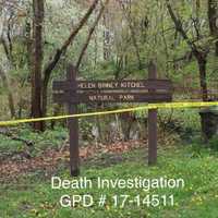 <p>Police are investigating human remains found in Helen Binney Kitchel Natural Park in Greenwich.</p>