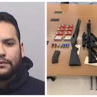 Felon Nabbed With Stolen, High-Powered Weapons In Greenwich