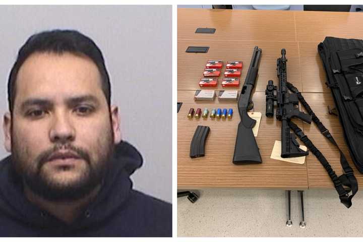 Felon Nabbed With Stolen, High-Powered Weapons In Greenwich