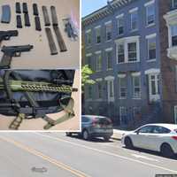 Guns, Ammo Found After Man Shoots Through Neighbor's Ceiling In Capital District, Police Say