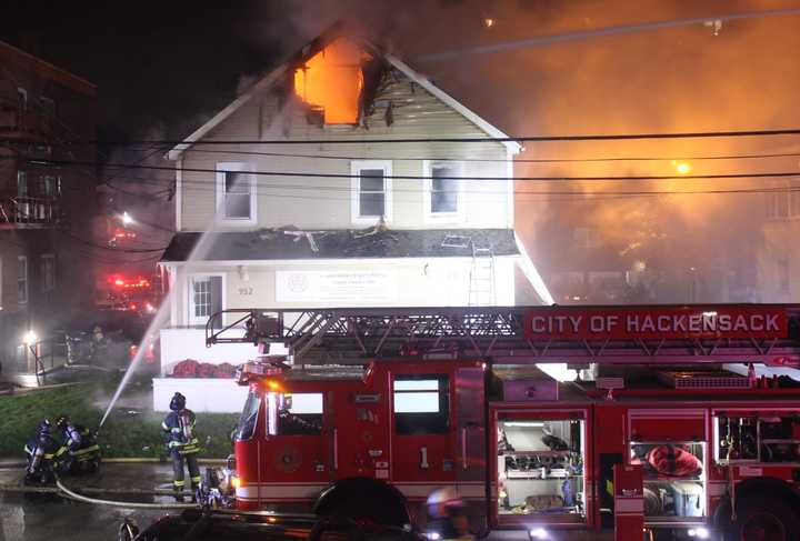 Fire at 952 Main Street, Hackensack