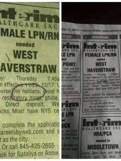 Rockland NAACP Files Complaint In 'No Haitians' Nurses Ad