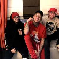 <p>Sam LeBlanc (on right) along with his best friend and No. 1 shirt-folder Kyle Kaplan (left) flank rapper Lil Skies (center). LeBlanc has taken a clothing company started in his parents&#x27; Norwalk home to the cusp of national prominence.</p>