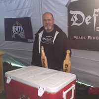 <p>Tucker Daly of Pearl River&#x27;s Defiant Brewing Company at the Harbor Isalnd International Beer Festival.</p>