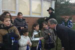 Rockland Celebrates Hanukkah With Menorah Lighting