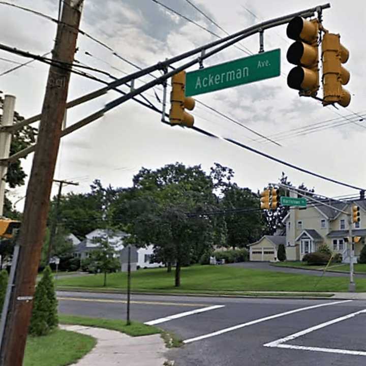 Harristown Road at Ackerman Avenue in Glen Rock.