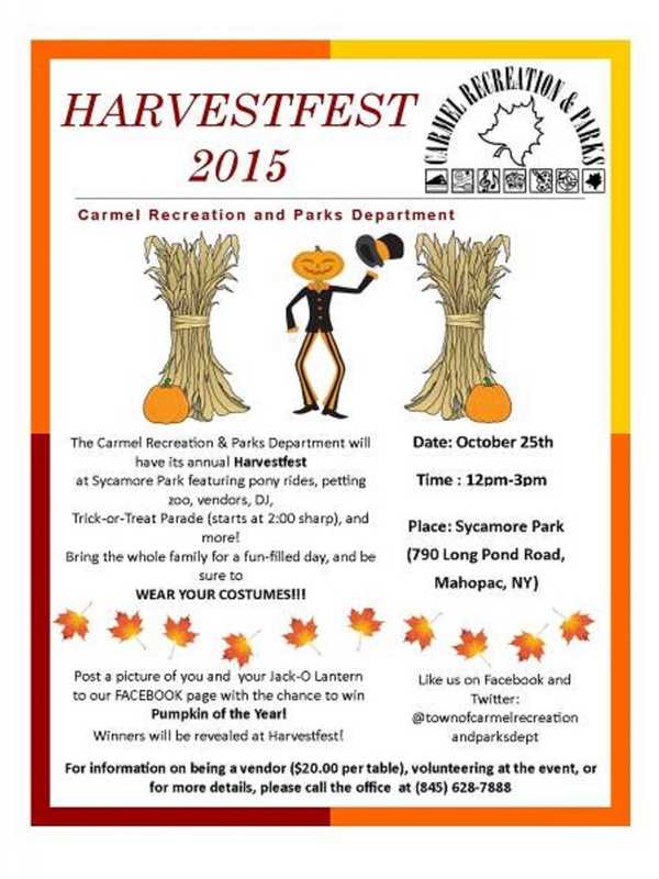 Annual HarvestFest Coming To Carmel