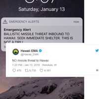 False Alarm: Hawaii Wrongly Alerts 'Incoming Ballistic Missile' Threat