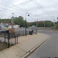 <p>The railroad crossing on Holmdel Road near the train station in Hazlet, NJ.</p>