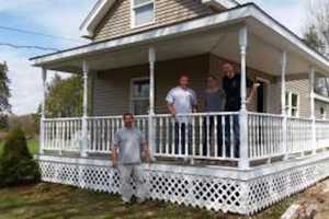 Grab A Hammer: Newtown Police Officers Help Veteran With Home Repairs