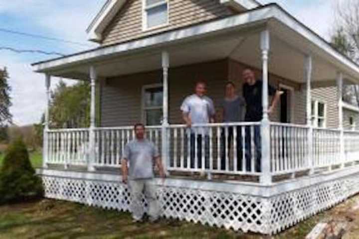Grab A Hammer: Newtown Police Officers Help Veteran With Home Repairs