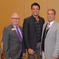 <p>Left to right are Richard Haggerty, HGAR CEO; John Gidding; Donald Arace of Prospect Lending, the event’s Premier Sponsor; and Gary Connolly, HGAR MLS Director.</p>