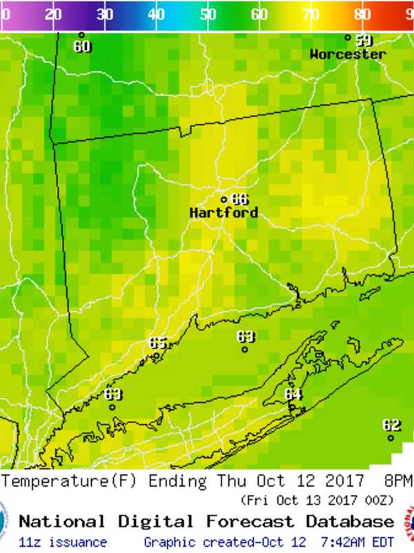 Temps To Cool Thursday In Shelton, But Will Warm Up Again This Weekend