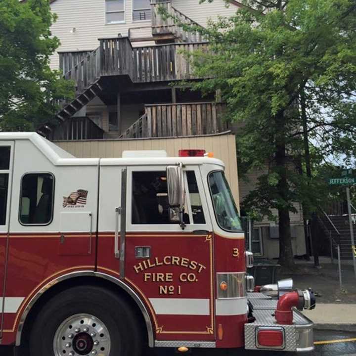 Police and fire officials were called to a home on Jefferson Avenue in the Ramapo hamlet of Hillcrest on Monday to investigate a fire that had apparently started in a closet.