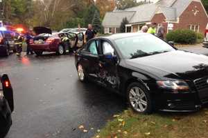 Nobody Injured In Car Accident On Hillside Road In Fairfield