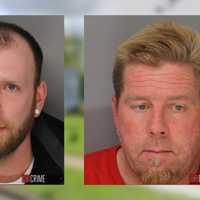 <p>Patric Hish, 33, of Brookhaven, left, and Franics Nungesser, 44, of Morrisville, right, were also sentenced for their roles in the fatal overdose of Amanda Shields.</p>