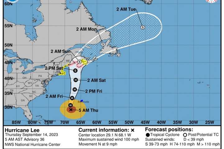 Here Comes Hurricane Lee: Watches, Advisories Stretch From NY Through New England