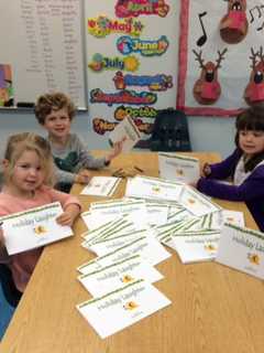 Wyckoff YMCA's Children Make 'Holiday Mail For Heroes' For Red Cross