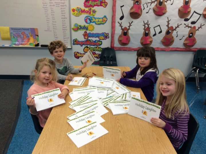 Children at the Wyckoff YMCA are making cards for military personnel overseas as part of a program started by the Red Cross.