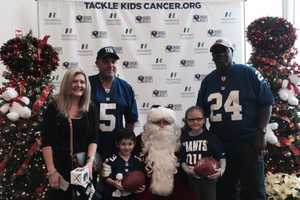HackensackUMC Fundraiser #TackleKidsCancer Recognized At Giants Game