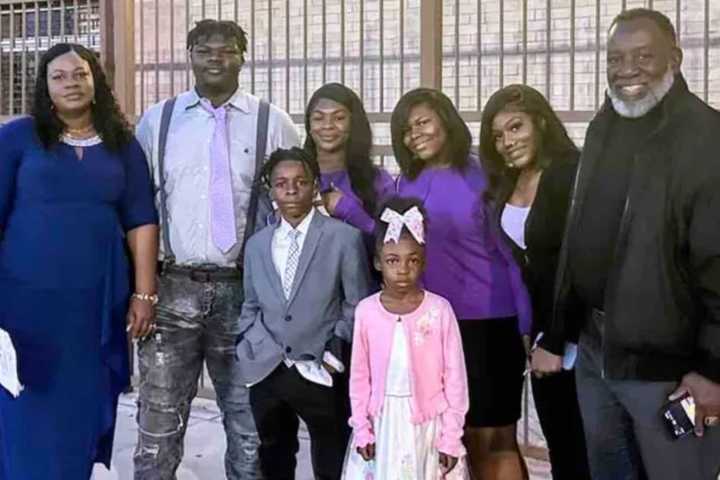 Patrice Huntley and his family.