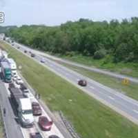 Car Fire Closed I-81 In Cumberland County