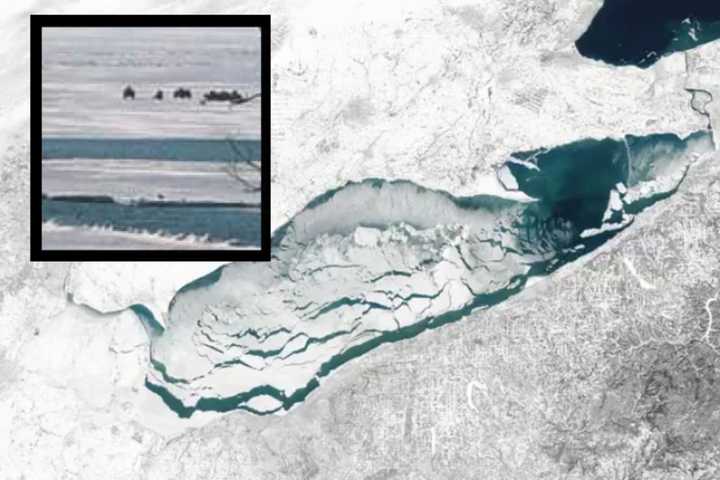 18 People Rescued From Ice Floating In Lake Erie: US Coast Guard (Photos, Video)