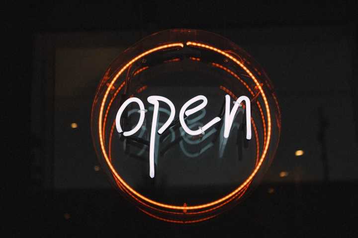 Open sign