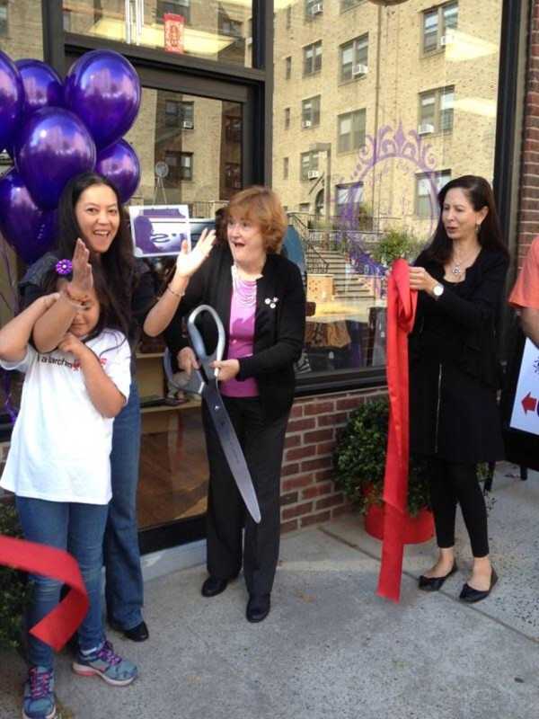 Larchmont's Purple Elephants Ribbon Cutting Features Feng Shui Expert