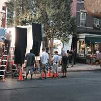 <p>Scenes on Main Street in Tarrytown as ABC's "Quantico" comes to town.</p>