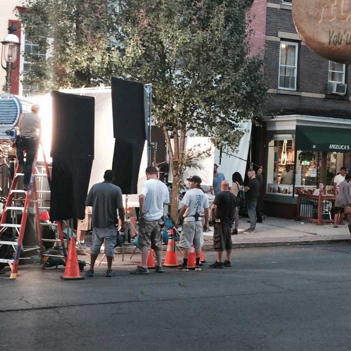 Scenes on Main Street in Tarrytown as ABC&#x27;s &quot;Quantico&quot; comes to town.