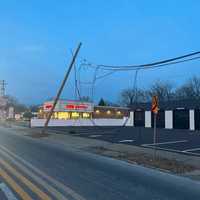 Double-Decker Train Downs Wires In Rochelle Park